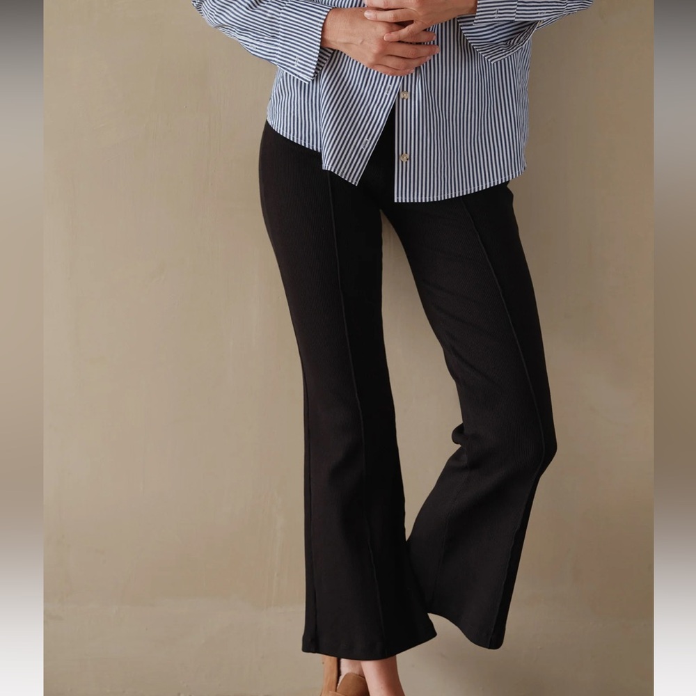 DONNI. The Rib Kick Flare Pant
